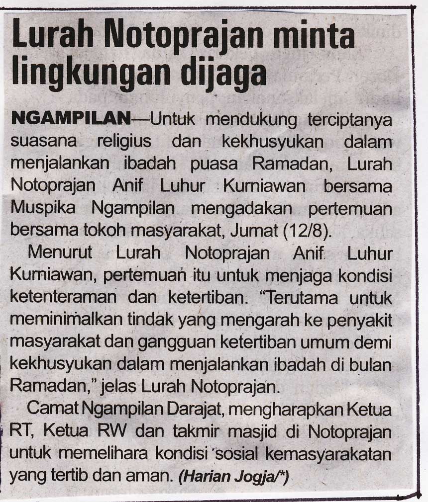 Kliping jogja terbaru